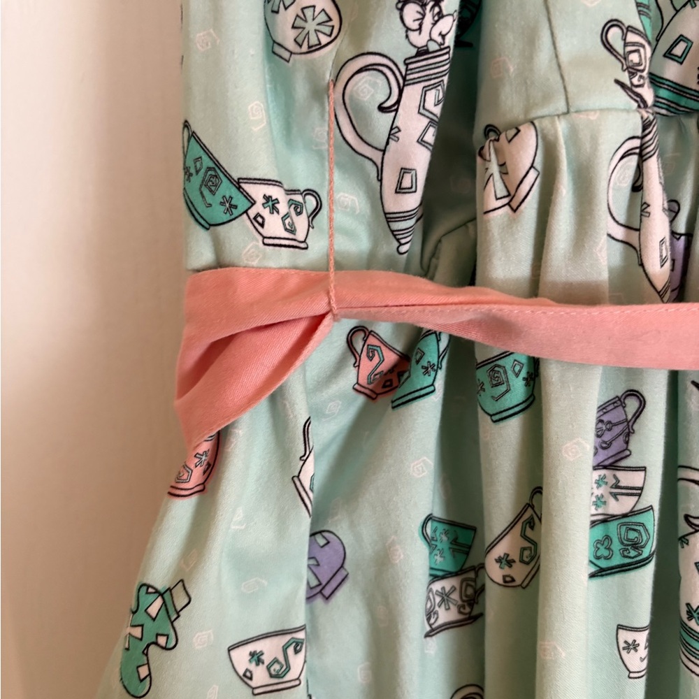 Disney Parks Rare Mad Hatters Teacup Midi Dress - Picture 5 of 13